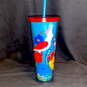 Limited Edition Starbucks “Summer Birds Cockatoo Parrot” Cold Cup Exotic Tumbler